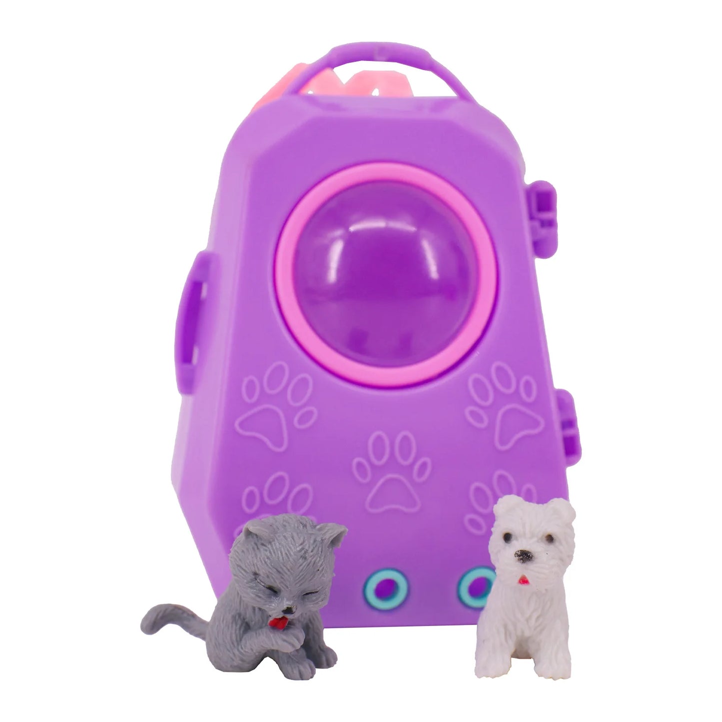 Doll Backpack Random Bule Purple Pet Backpack For 14 Inch Reborn Doll Baby Cat Dog Toys For Children Girls Doll Accessories Gift