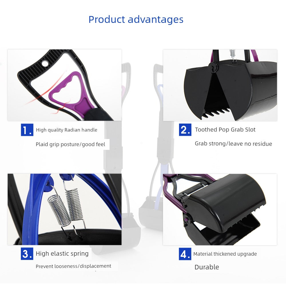 Puppy Dog Pooper Scooper Shovel Shit Poop Picking Pooper Scooper Shit Shit Pick up Dog Stool Tool For Home Pet Dog Supplies