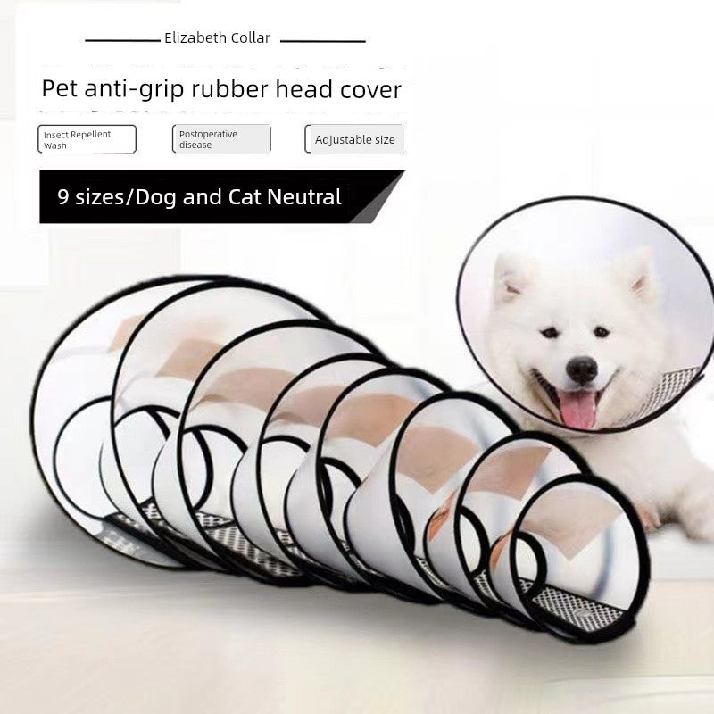 Head Cover Sterilization Collar Elizabeth Anti-Bite Cat