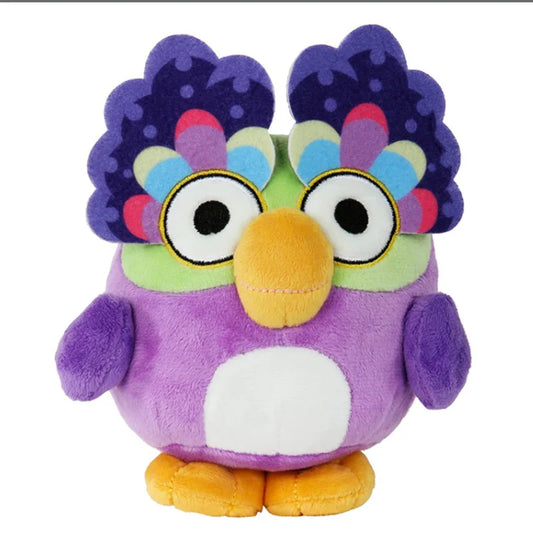 Bluey Dogs Friend Chattermax Purple Owl Plush Toys Doll Cartoon Animation Claw Machine Doll Fur Purple Bird Toys Childrens Gifts