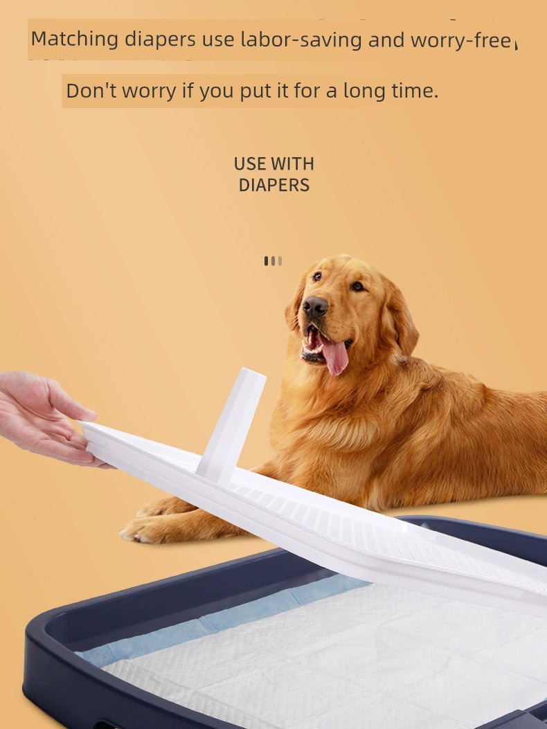Dog Toilet Large Dog Dog Fixed-Point Defecation Handy Gadget Small Size Dogs Pet Potty Special Urinal Puppy Tray