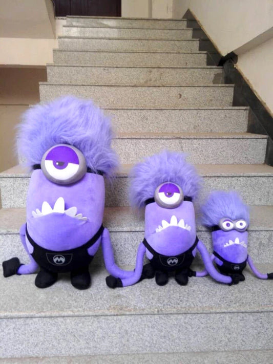 Despicable Me Movie Peripheral Little Yellow Man Plush Doll Fun Cute Anime Purple Minions Stuffed Toys Xmas Gifts for Kids